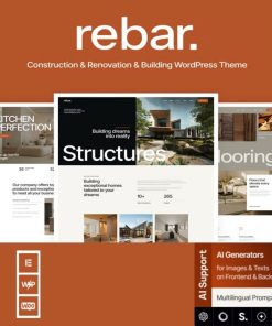 Rebar - Construction & Renovation & Building WordPress Theme