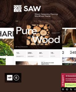 Saw – Wood, Carpentry, Flooring WordPress Theme