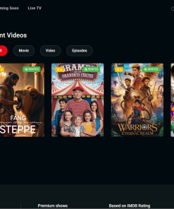 Streamit Laravel- OTT, Movies & Live Video Streaming Platform