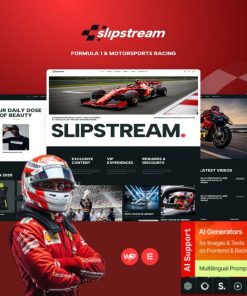 Slipstream – Formula 1 & Motorsports Racing WordPress Theme