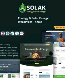 Solak - Ecology & AI Solar Energy WordPress Theme