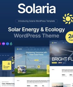 Solaria – Solar Energy & Ecology WordPress Theme