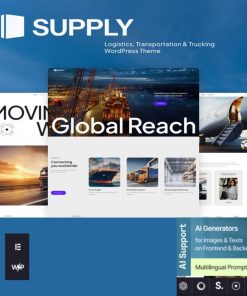 Supply – Logistics, Transportation & Trucking WordPress Theme