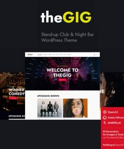 The Gig – Stand-up Club & Night Bar WordPress Theme
