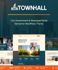 Town Hall – Municipal Portal & Local City Government WordPress Theme