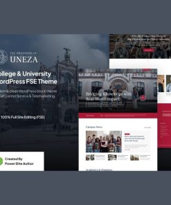 Uneza – College & University Gutenverse FSE WordPress Theme