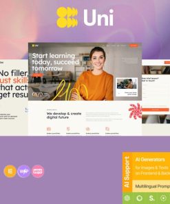 Uni - College, School & Online Courses WordPress Theme