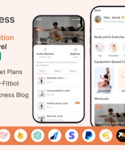 MightyFitness v10.0 - Complete Fitness Solution Flutter App With Laravel Backend + ChatGPT (AIFitbot)