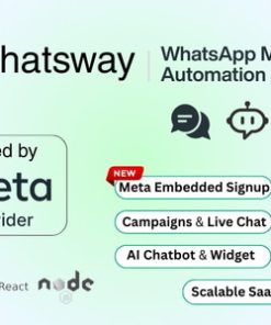 Whatsway | WhatsApp Marketing & Automation SaaS Platform with Bots, Chats, Bulk Sender & AI