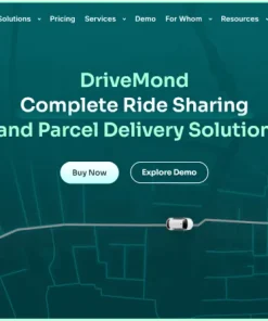 DriveMond - Ride Sharing & Parcel Delivery Solution Scripts