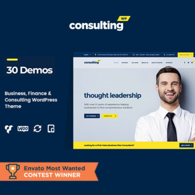 Consulting β Business Finance WordPress Theme