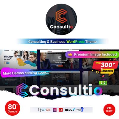 Consultio β Consulting Corporate WordPress Theme