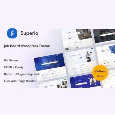 Superio β Job Board WordPress Theme