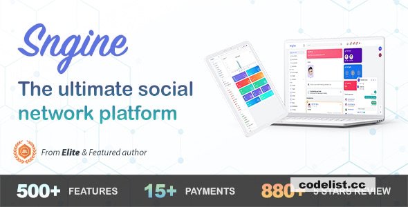 Sngine - The Ultimate PHP Social Network Platform