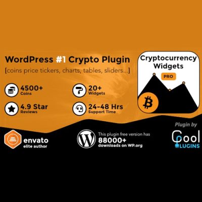 Cryptocurrency Widgets Pro β WordPress Crypto Plugin
