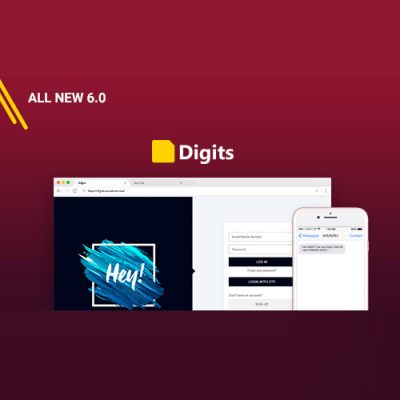 Digits : WordPress Mobile Phone Number OTP Signup and Login Form