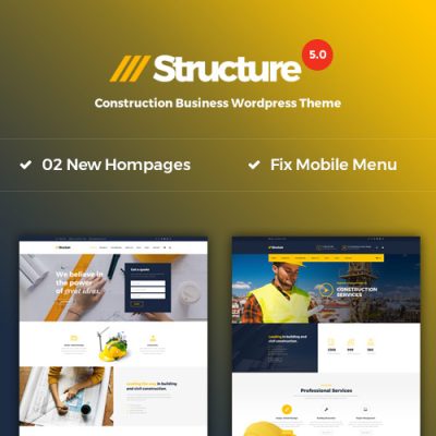 Structure β Construction WordPress Theme