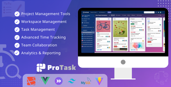 ProTask - Project Management & Time Tracking for Teams