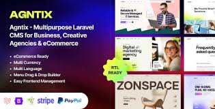 Agntix - Multipurpose Laravel CMS for Business, Portfolio, Creative Agencies & eCommerce