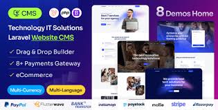 Optech - IT Service and Business Consulting Laravel Script