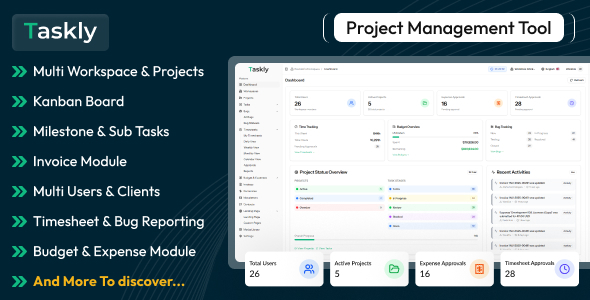 TASKLY β Project Management Tool