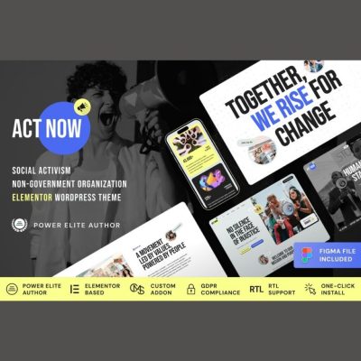 Act Now β Social Activism & NGO WordPress Theme
