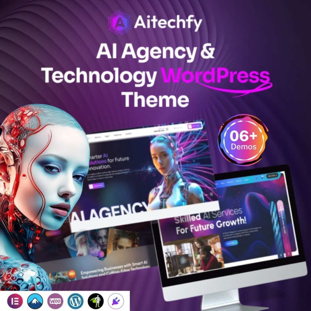 Aitechfy – AI Agency & Technology WordPress Theme