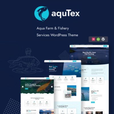 Aqutex β Aqua Farm & Fishery Services WordPress Theme + RTL