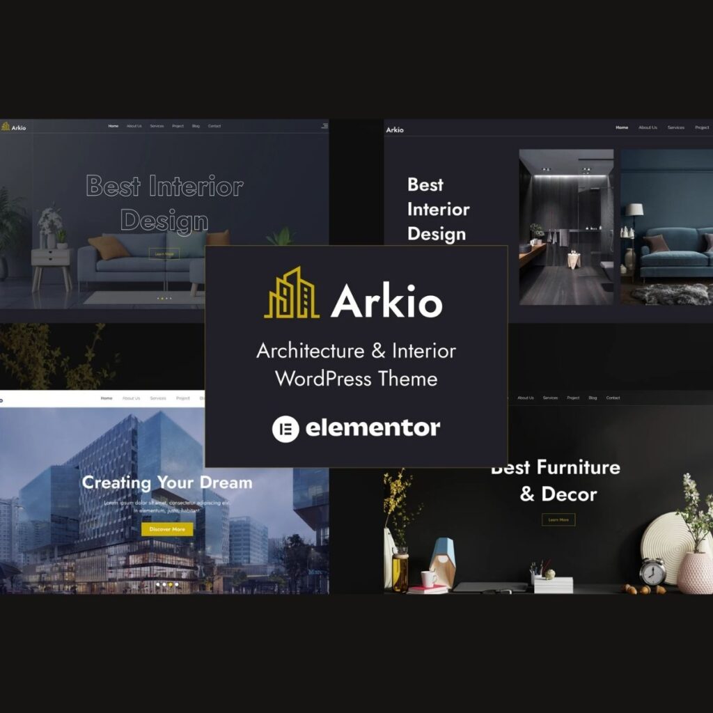Arkio – Architecture & Interior WordPress Theme