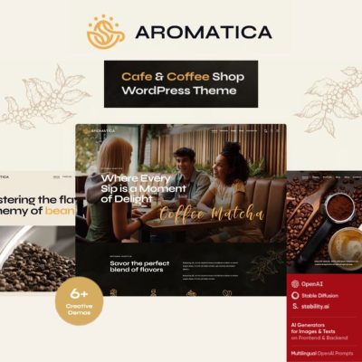 Aromatica β Cafe & Coffee Shop WordPress Theme