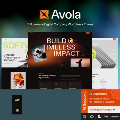 Avola β IT Buiness & Digital Company WordPress Theme
