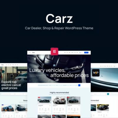 Carz β Car Dealer, Shop & Repair WordPress Theme