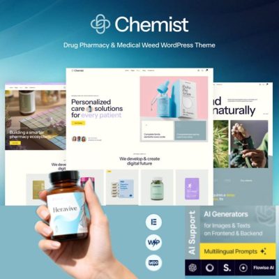 Chemist - Pharmacy & Drug Store WordPress Theme