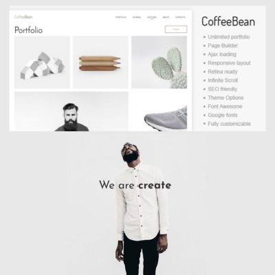 CoffeeBean - Portfolio and Blogging WordPress Theme