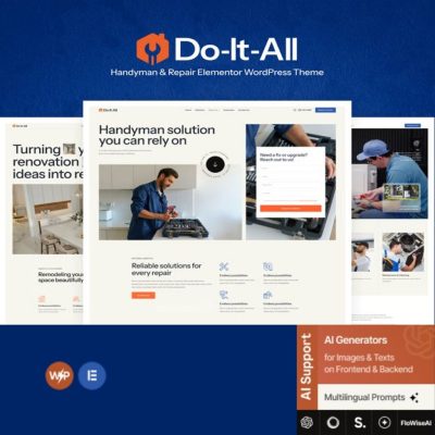 Do-It-All β Handyman & Repair Elementor WordPress Theme