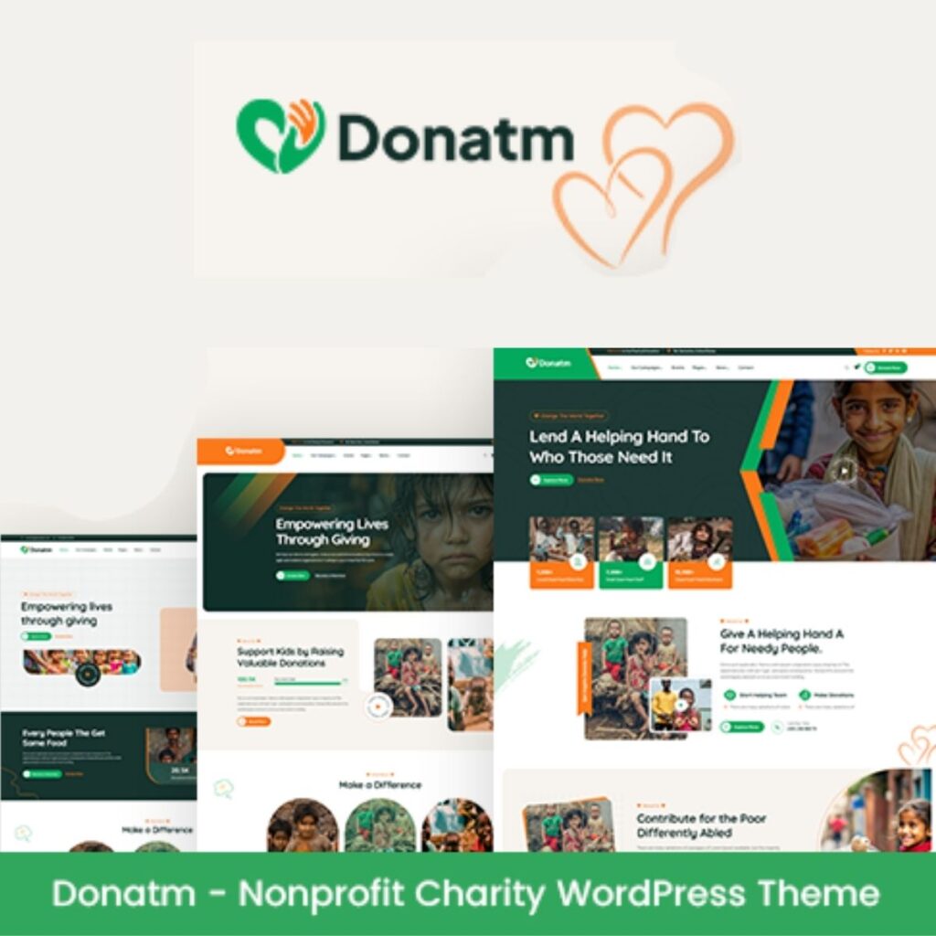 Donatm – Nonprofit Charity WordPress Theme