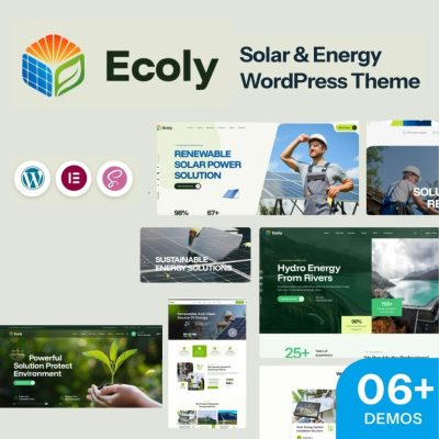 Ecoly β Solar Ecology & Environment WordPress Theme