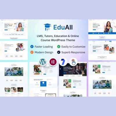 EduAll β Education LMS Tutors & Online Course WordPress Theme Multipurpose