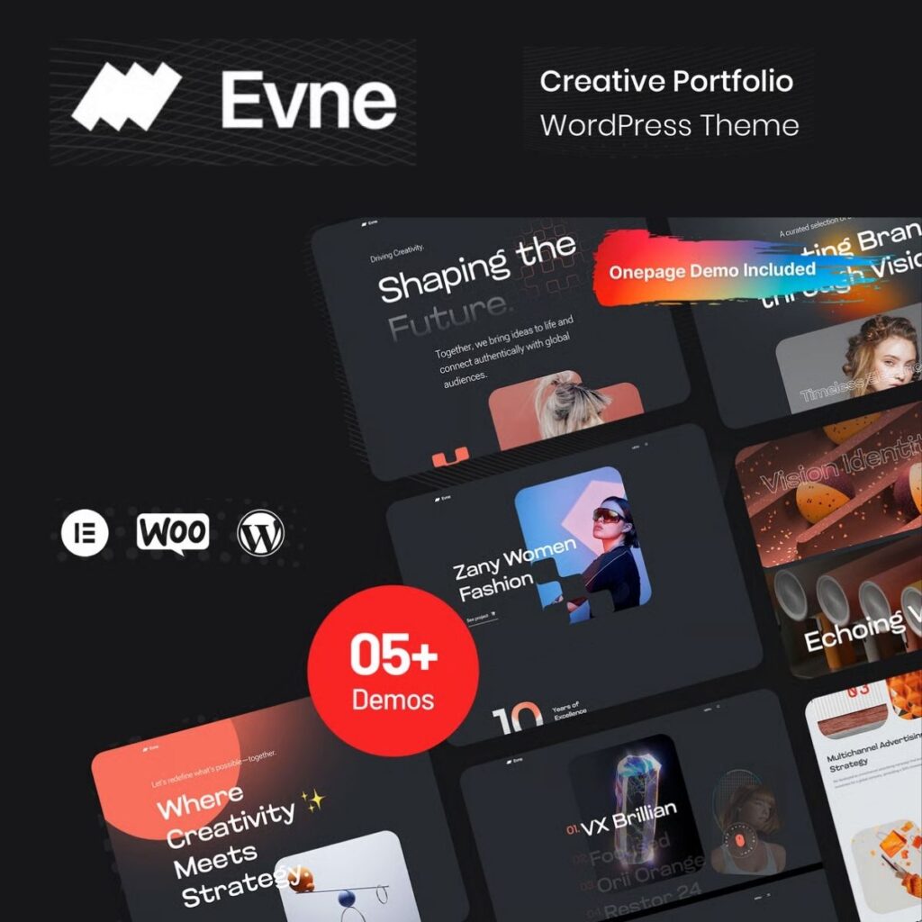 Evne – Creative Portfolio WordPress Theme
