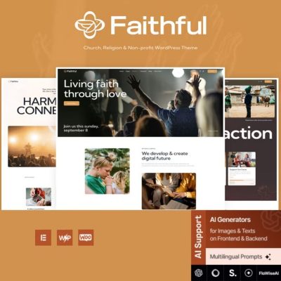 Faithful β Church & Religion Non-profit WordPress Theme