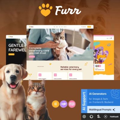 Furr β Veterinary & Pet Shop WordPress Theme