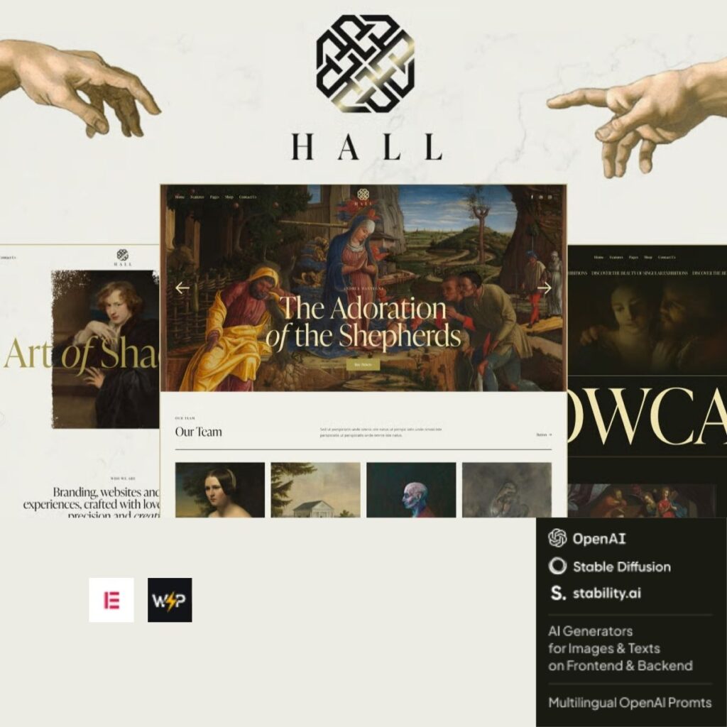 Hall – Museum and Art Gallery WordPress Theme