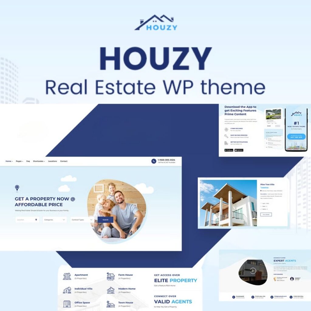 Houzy – Real Estate WordPress Theme