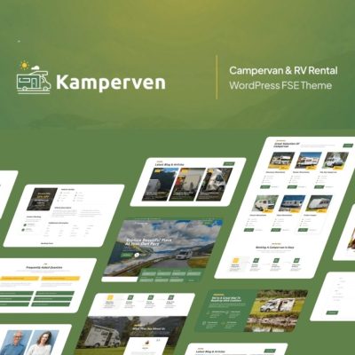 Kamperven β Campervan & RV Rental Gutenverse FSE WordPress Theme