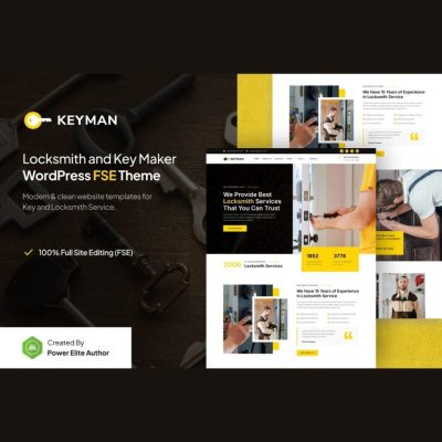 Keyman β Locksmith & Key Maker Services Gutenverse FSE WordPress Theme
