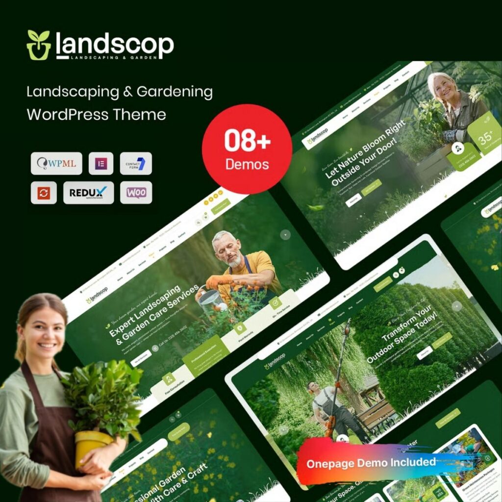 Landscop – Landscaping & Gardening WordPress Theme