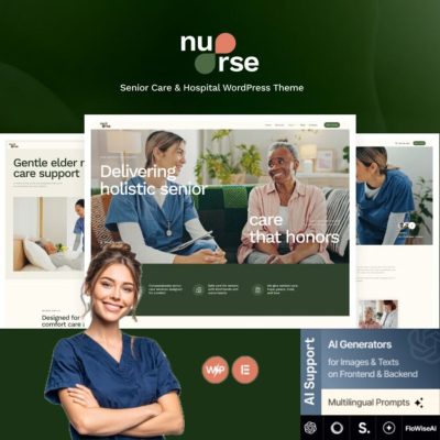 Nurse β Senior Care & Hospital WordPress Theme