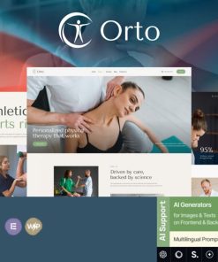 Orto - Physiotherapy, Chiropractor & Rehabilitation WordPress Theme