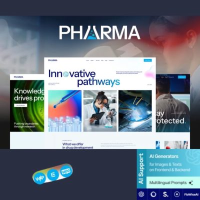 Pharma β Laboratory & Science Research WordPress Theme