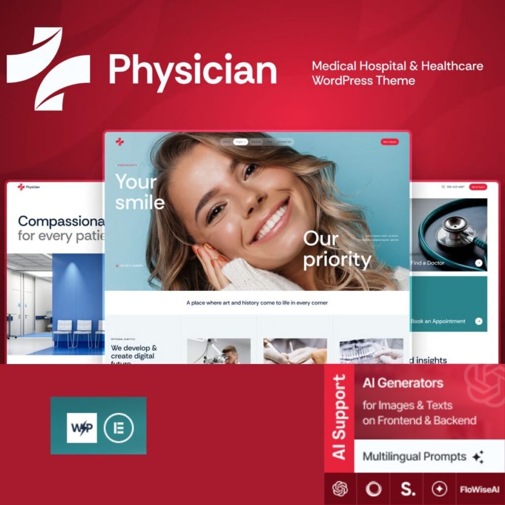 Physician – Medical Hospital & Healthcare WordPress Theme